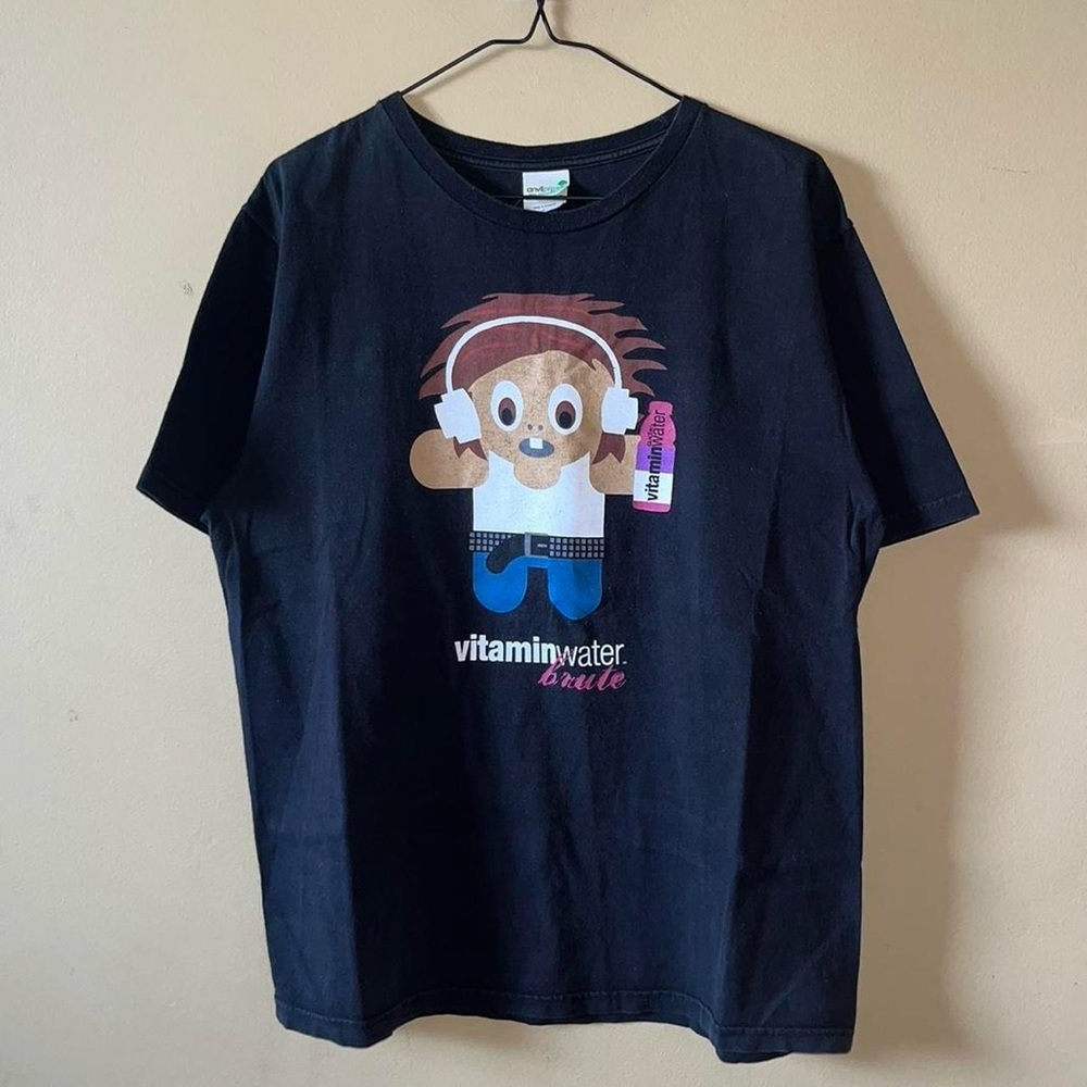 Y2K 2000s Cyber Scene Kid Emo Vitamin Water Promo Tee